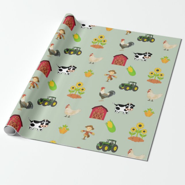 Heimtiere und Landtiere Geschenkpapier (Ungerollt)