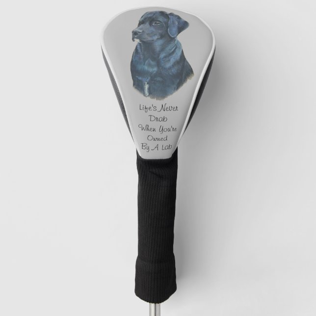 Heimtierporträt  golf headcover (Vorderseite)