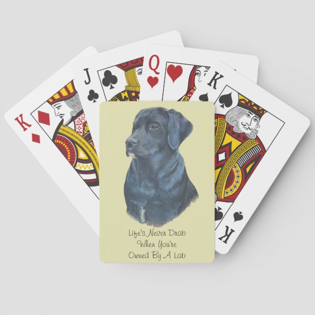Heimtierporträt Spielkarten (Rückseite)