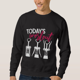 Heimtraining Wein Sweatshirt