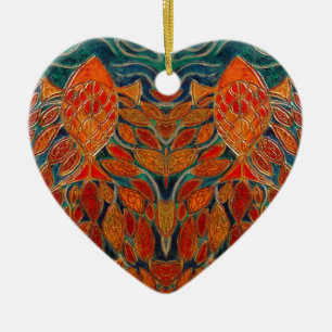 "Heimwärts" (Malerei) Keramik Ornament