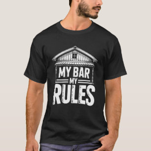 Heimwerker Bar Erbauer Schuppen Bar Besitzer Garte T-Shirt