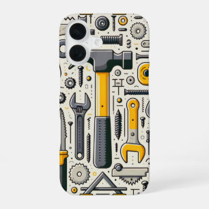 Heimwerker-Werkzeugsortiment iPhone 16 Hülle