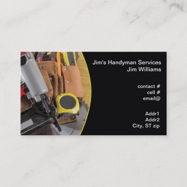 HeimwerkerWerkzeugkoffer Visitenkarte (Vorderseite)