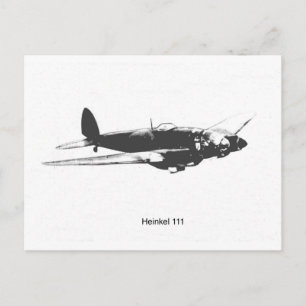 Heinkel HE111 Postkarte