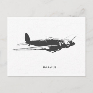 Heinkel HE111 Postkarte