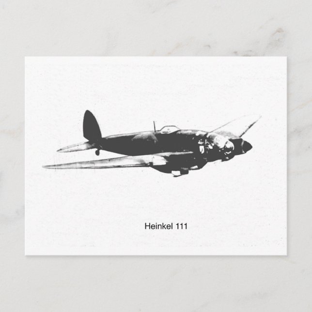 Heinkel HE111 Postkarte (Vorderseite)