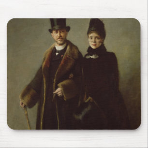 Heinrich Schliemann und seine Ehefrau Mousepad