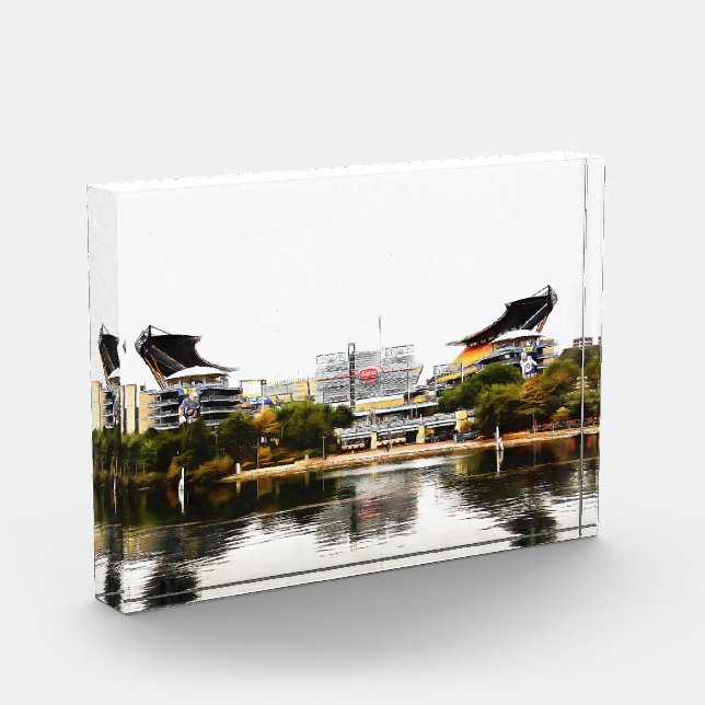 Heinz Field Acrylic Block (Links)