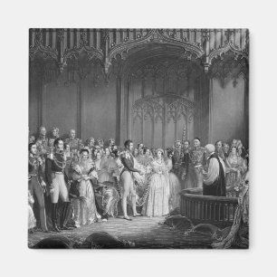 Heirat der Königin Victoria und Prinz Albert Magnet