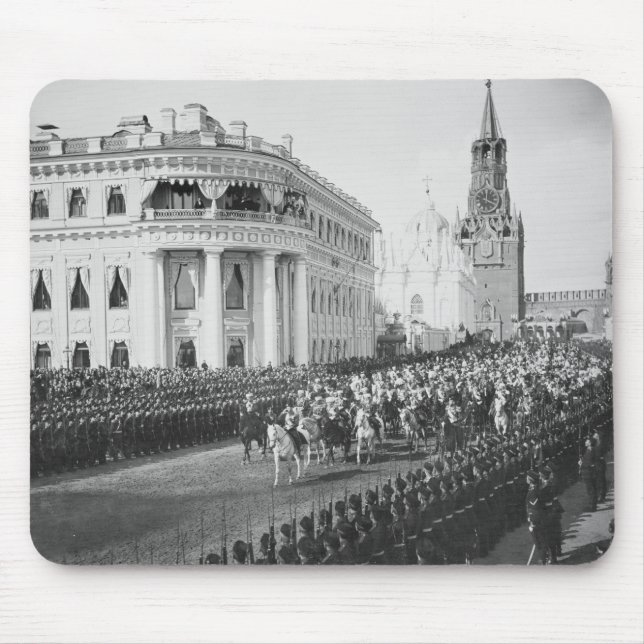 Heirat des Zars Nicholas (1868-1918) zu Alexandra Mousepad (Vorne)