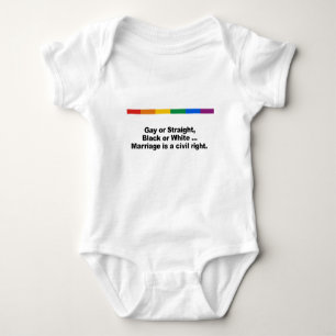 Heirat ist ein ziviles Recht Baby Strampler