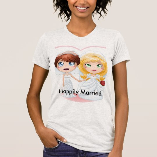 Heirat-Shirt für glückliche Ehefrauen T-Shirt