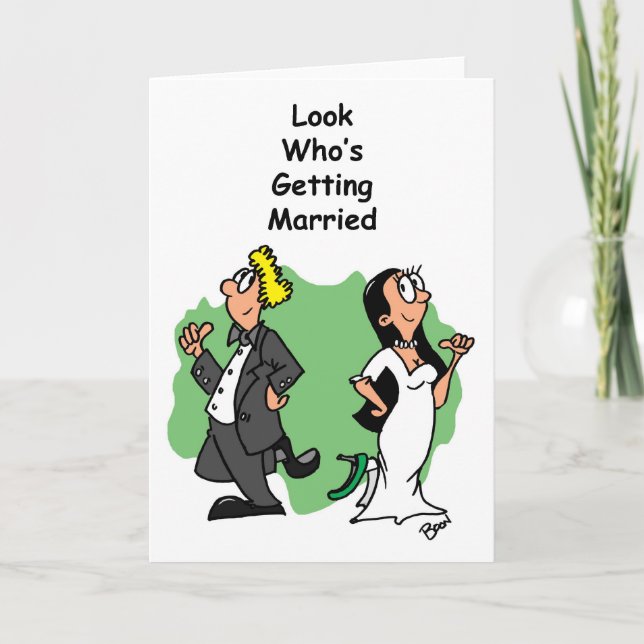 Heirat-Verlobungs-Mitteilung Ankündigung (Vorderseite)