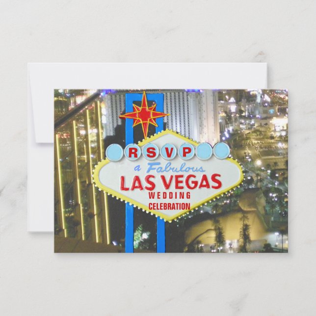 Heirat von Las Vegas Ankündigung und Feier (Vorderseite)