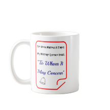 Heirat zitiert zur Information - Kaffee-Tasse