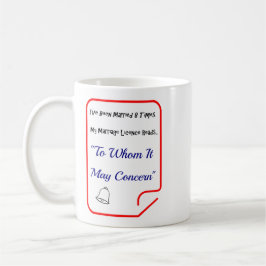 Heirat zitiert zur Information - Kaffee-Tasse Kaffeetasse