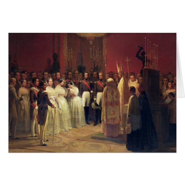 Heiraten der Königin Isabella II (Vorderseite (Horizontal))