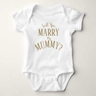 Heiraten Sie meine Mama Baby Strampler