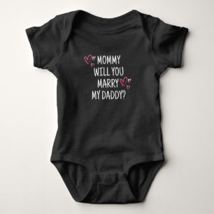 Heiraten Sie meinen Papa? Baby Bodysuit Baby Strampler
