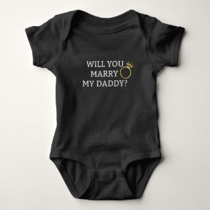 Heiraten Sie meinen Papa? Baby Bodysuit Baby Strampler