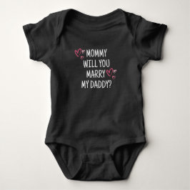 Heiraten Sie meinen Papa? Baby Bodysuit Strampler