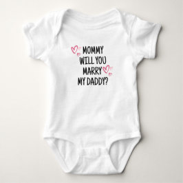 Heiraten Sie meinen Papa? Baby Bodysuit Strampler