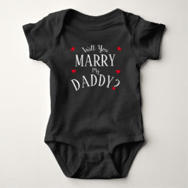 Heiraten Sie meinen Papa? Baby Bodysuit Strampler