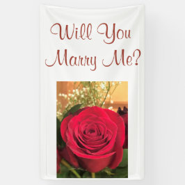 Heiraten Sie mich? Banner