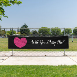 Heiraten Sie mich? Banner