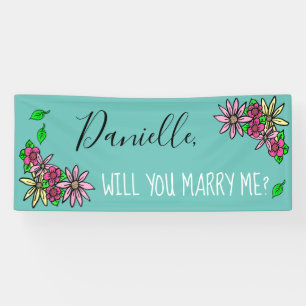 Heiraten Sie mich, Bloral Banner