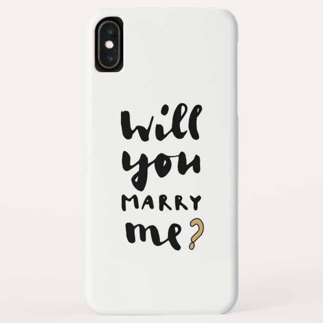 Heiraten Sie mich? Case-Mate iPhone Hülle (Rückseite)