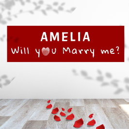 Heiraten Sie mich herzlich Rot-Romantische Vorschl Poster