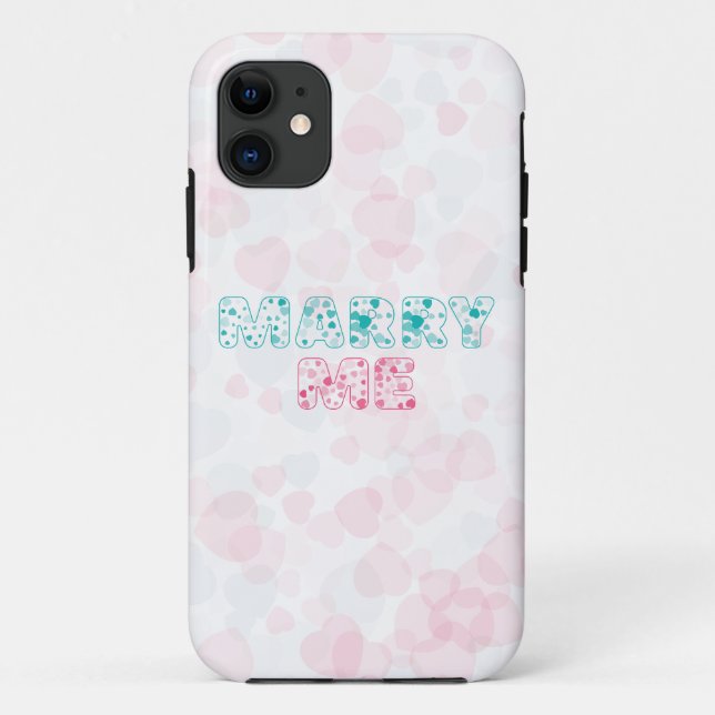Heiraten Sie mich? Mein süßes Herz Case-Mate iPhone Hülle (Rückseite)
