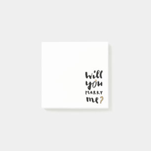 Heiraten Sie mich? Post-it Klebezettel