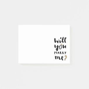 Heiraten Sie mich? Post-it Klebezettel
