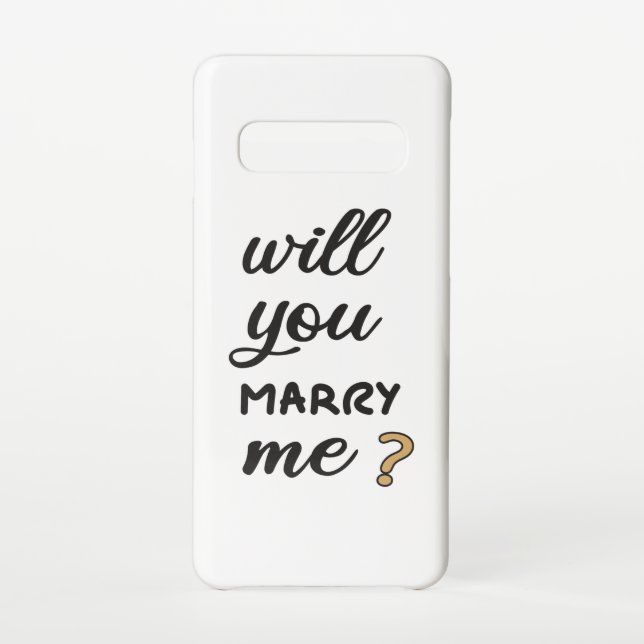 Heiraten Sie mich? Samsung Galaxy Hülle (Rückseite)