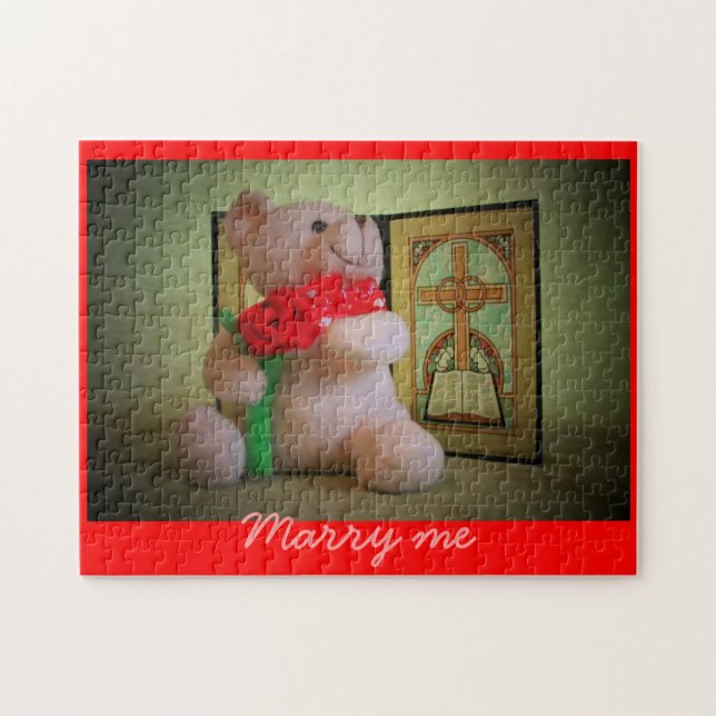 Heiraten Sie mich - Valenpuzzle (Horizontal)