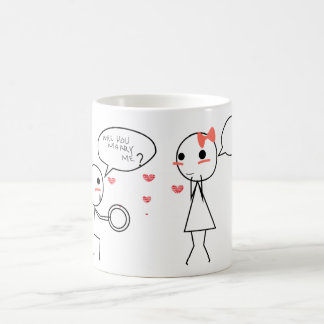 Heiraten Sie mich Verwandlungstasse