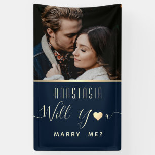 Heiraten Sie mir Banner