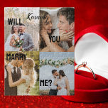 Heiraten Sie mir benutzerdefinierte Fotos Name Per<br><div class="desc">Pop die Frage an deinen Lieben auf diese lustige Weise mit einem Rätsel! Personalisieren Sie mit Ihren Fotos und Namen!</div>
