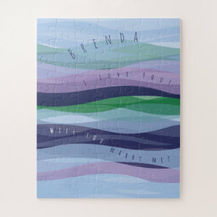 Heiraten Sie mir Cool Waves Jigsaw Puzzle