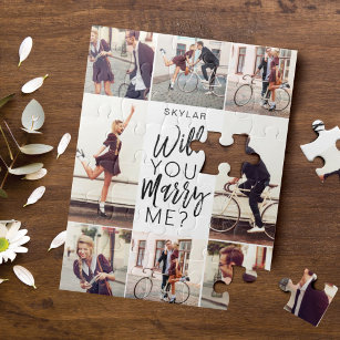 Heiraten Sie mir Skript & Custom Foto Collage
