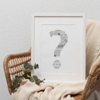 Heiraten Sie mir Word Cloud