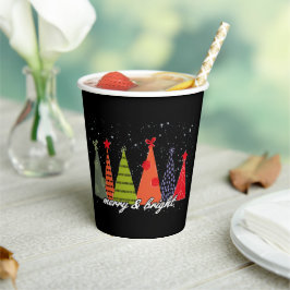 Heiraten und Bright Christmas Pappbecher