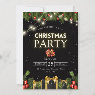 Heiraten von Weihnachten-Party Einladungen