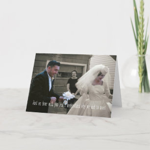 HEIRATET! Grußkarte Dankeskarte