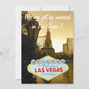 Heiratet in Las Vegas - Save-the-Date-Ankündigung Save The Date