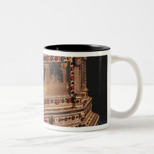 Heiratkiste, 1753 zweifarbige tasse