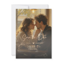 Heirats-Einladung "Save The Date" | Romantisch